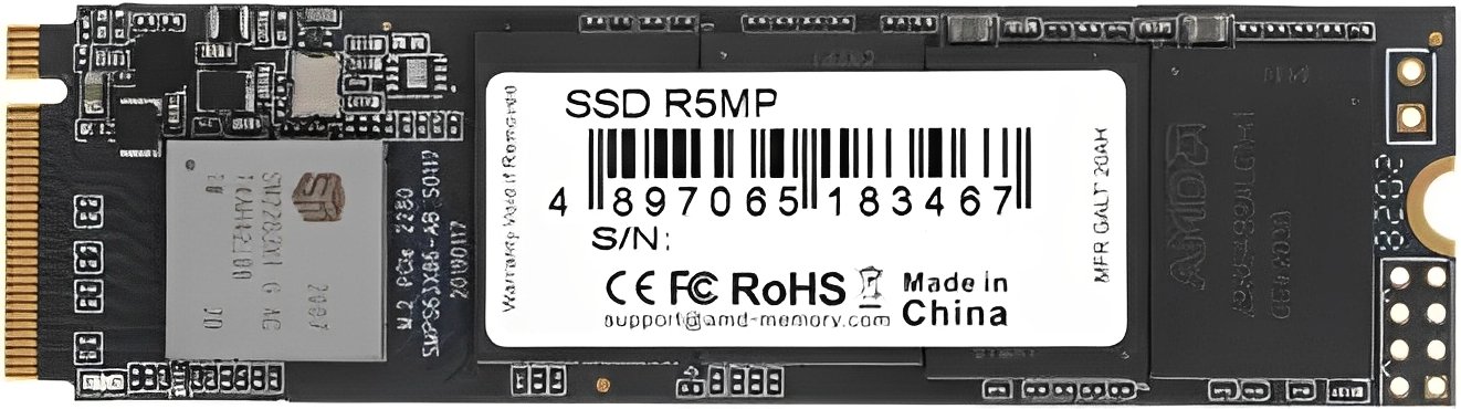 AMD Radeon M.2 PCIe 3.0 2280 512GB SSD